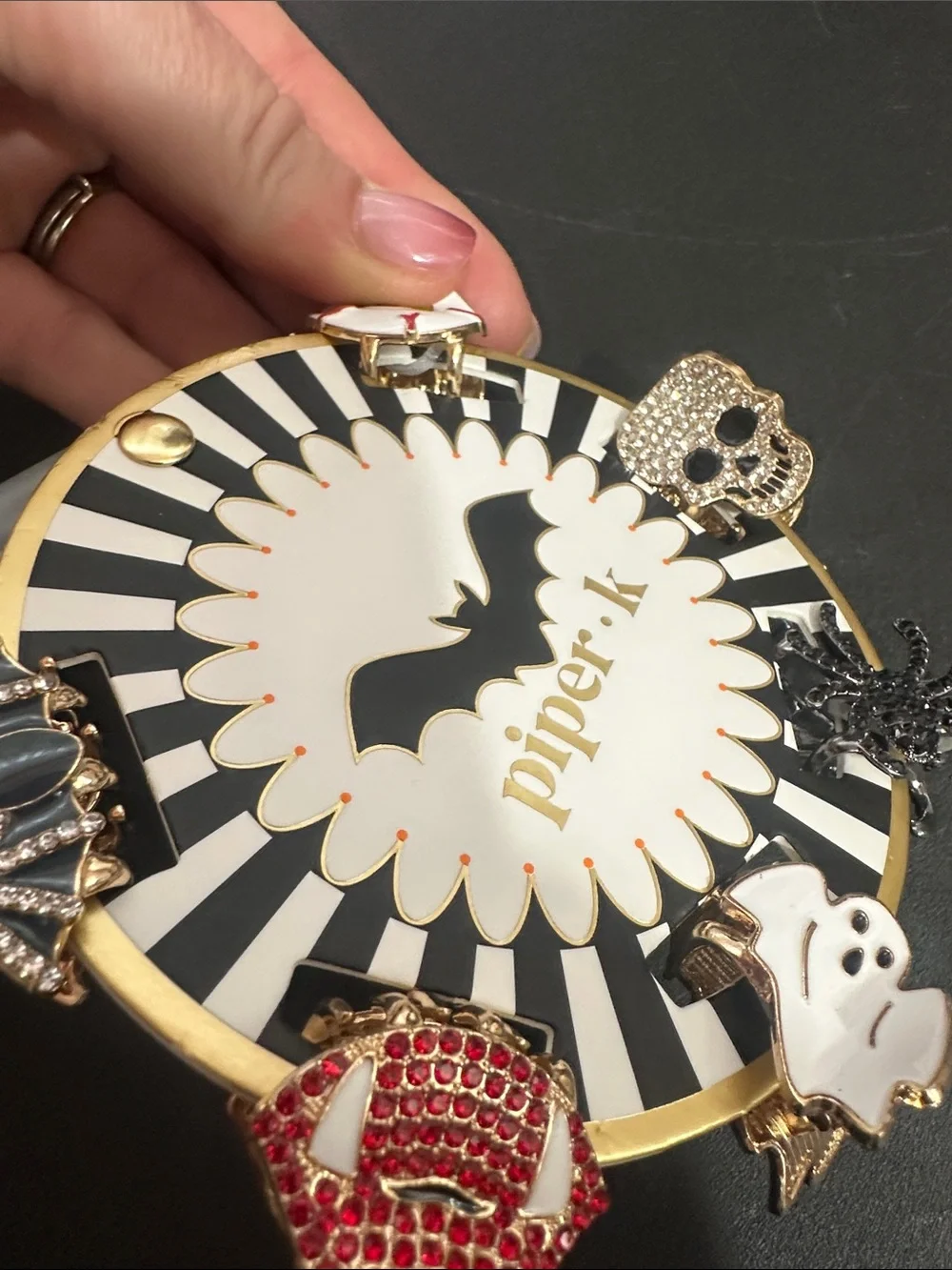 Piper K set of 6 mini Halloween clips